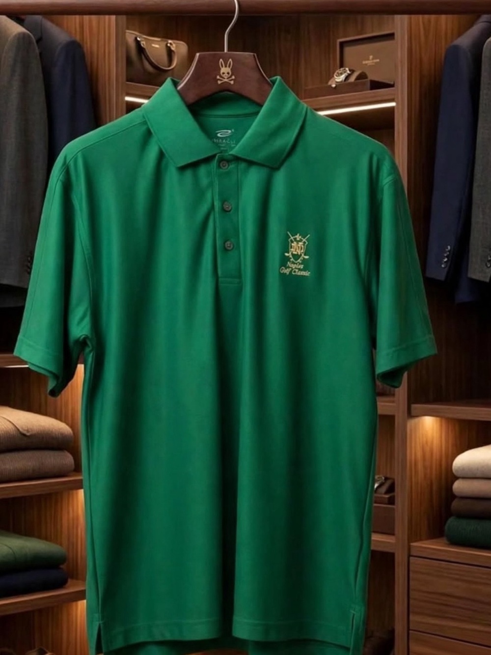 Naples Golf Classic Polo Shirt. The Notre Dame Club Of Naples.